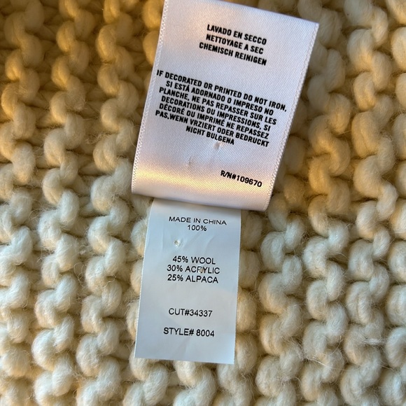 Citizens of Humanity by Jerome Dahan Thick Knit Vest Size S Rare Limited Edition - Picture 9 of 12